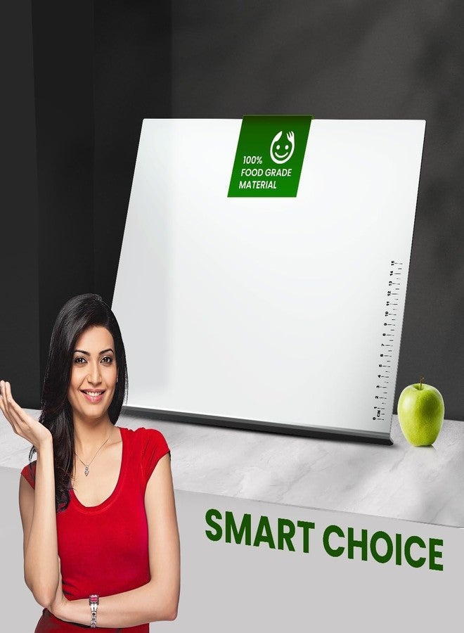 Filox Stainless Steel Kitchen Cutting Board | Large Rust-Free Chopping Board | Multipurpose Food Prep with Counter Top Board for Vegetables, Fruits & Meat | Easy to Cleanc - 41L × 31W cm - Image 4